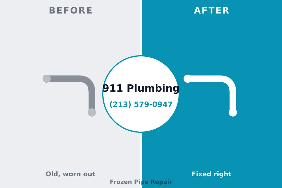 Before and after: plumbing company Perth Amboy, NJ